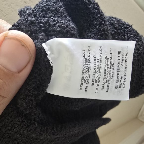 Madewell textured terry top with colorful woven straps and criss-cross back - Picture 4 of 4